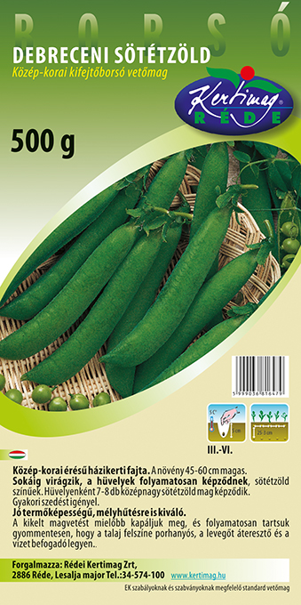 Hrach Debrecínsky tmavozelený 250g