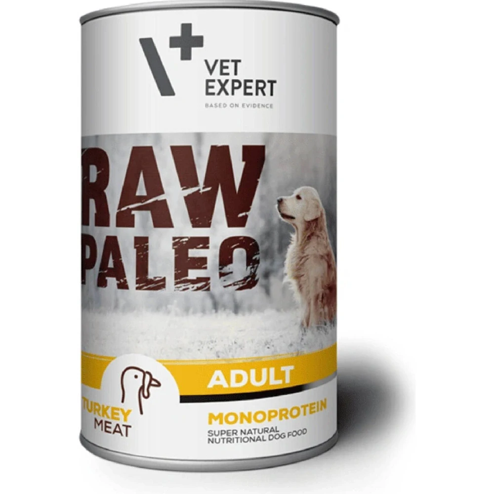 VetExpert Raw Paleo adult turkey konzerva 800 g