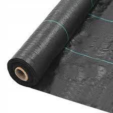 Textília tkaná 1,5x25m čierna 90g/m2 agrotextília