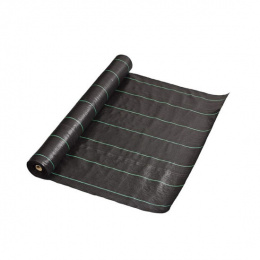 Textília tkaná 1x100m čierna 110g/m2 agrotextília