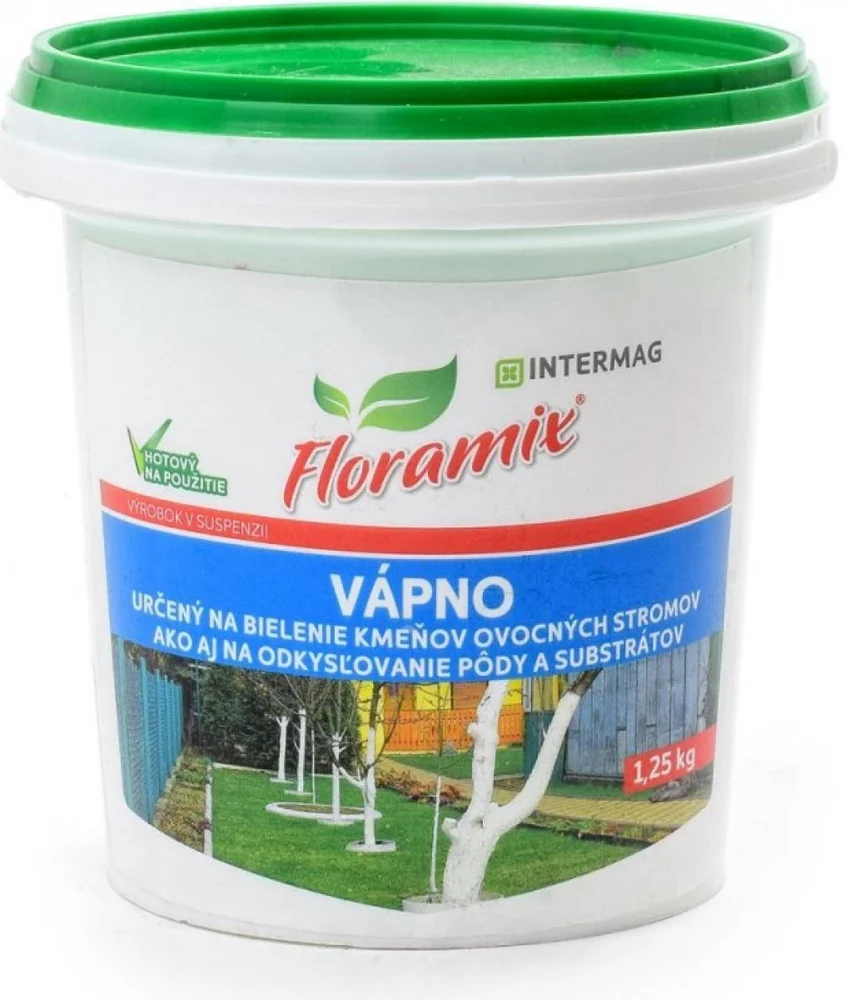 Floramix vápno na kmene stromov 4 kg