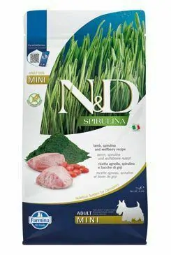 Farmina N&D dog SPIRULINA (GF) adult mini, lamb 2 kg