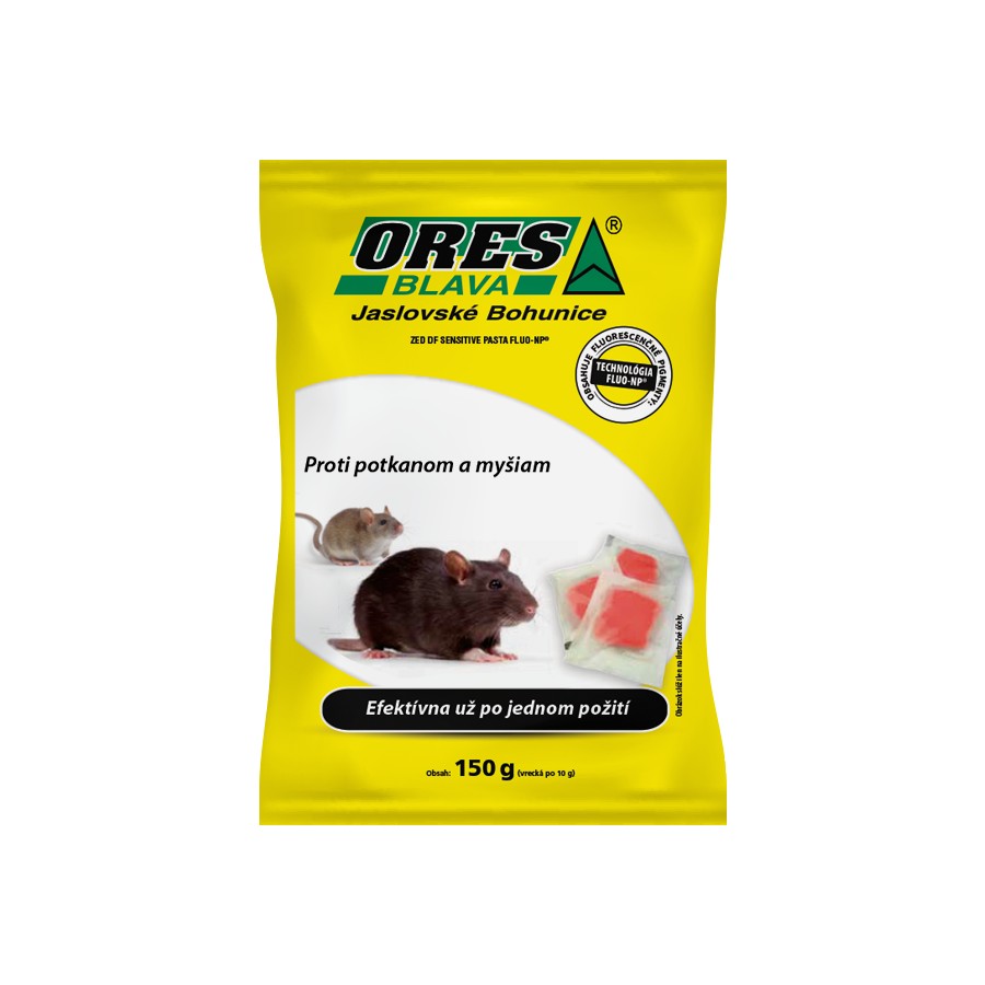 Ores mäkká návnada 150g - návnada proti potkanom a myšiam