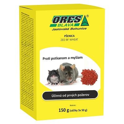 Ores pšenica 150g - návnada proti potkanom a myšiam