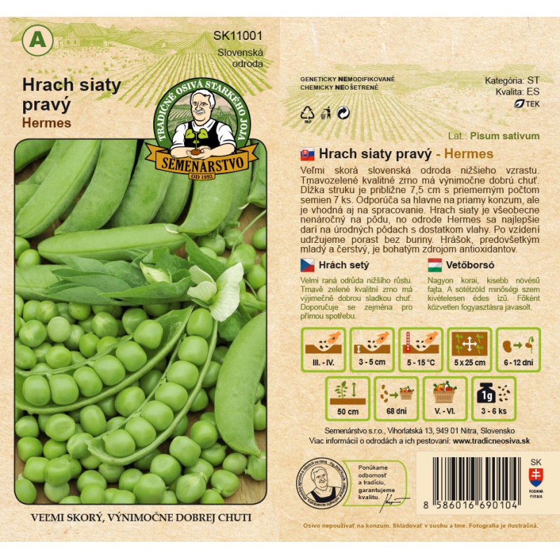 Hrach siaty Hermes 20g