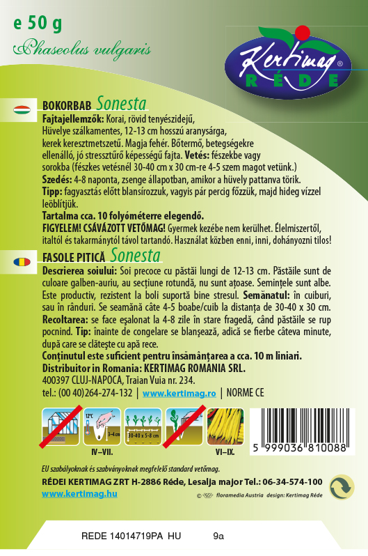 Fazuľa Sonesta 50g
