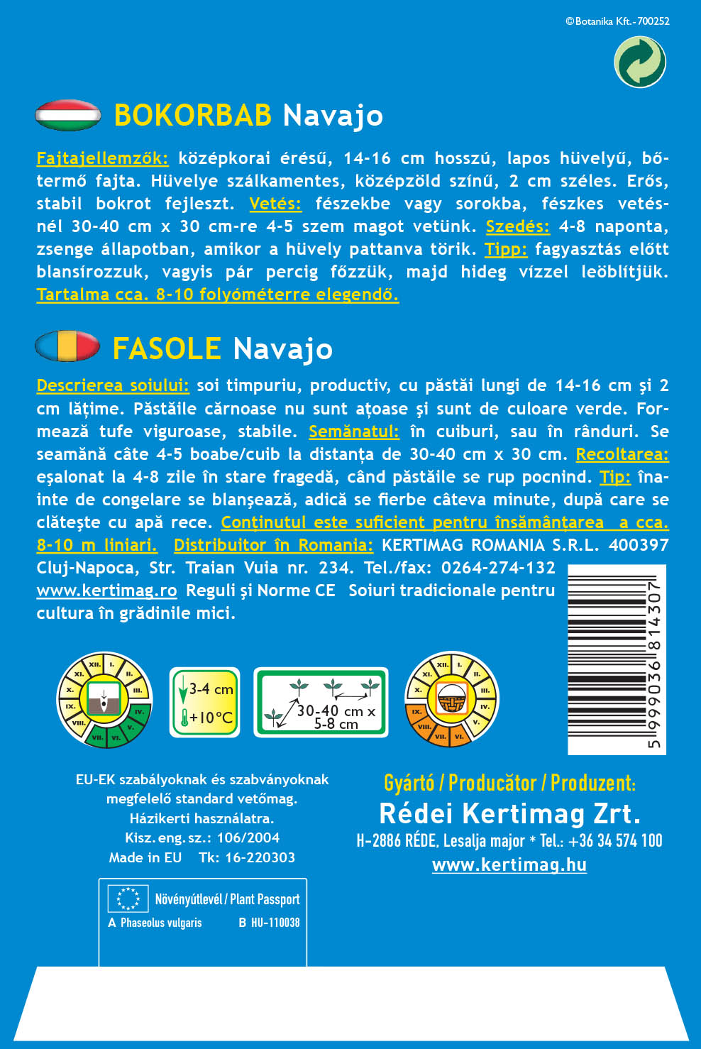 Fazuľa Navajo 50g