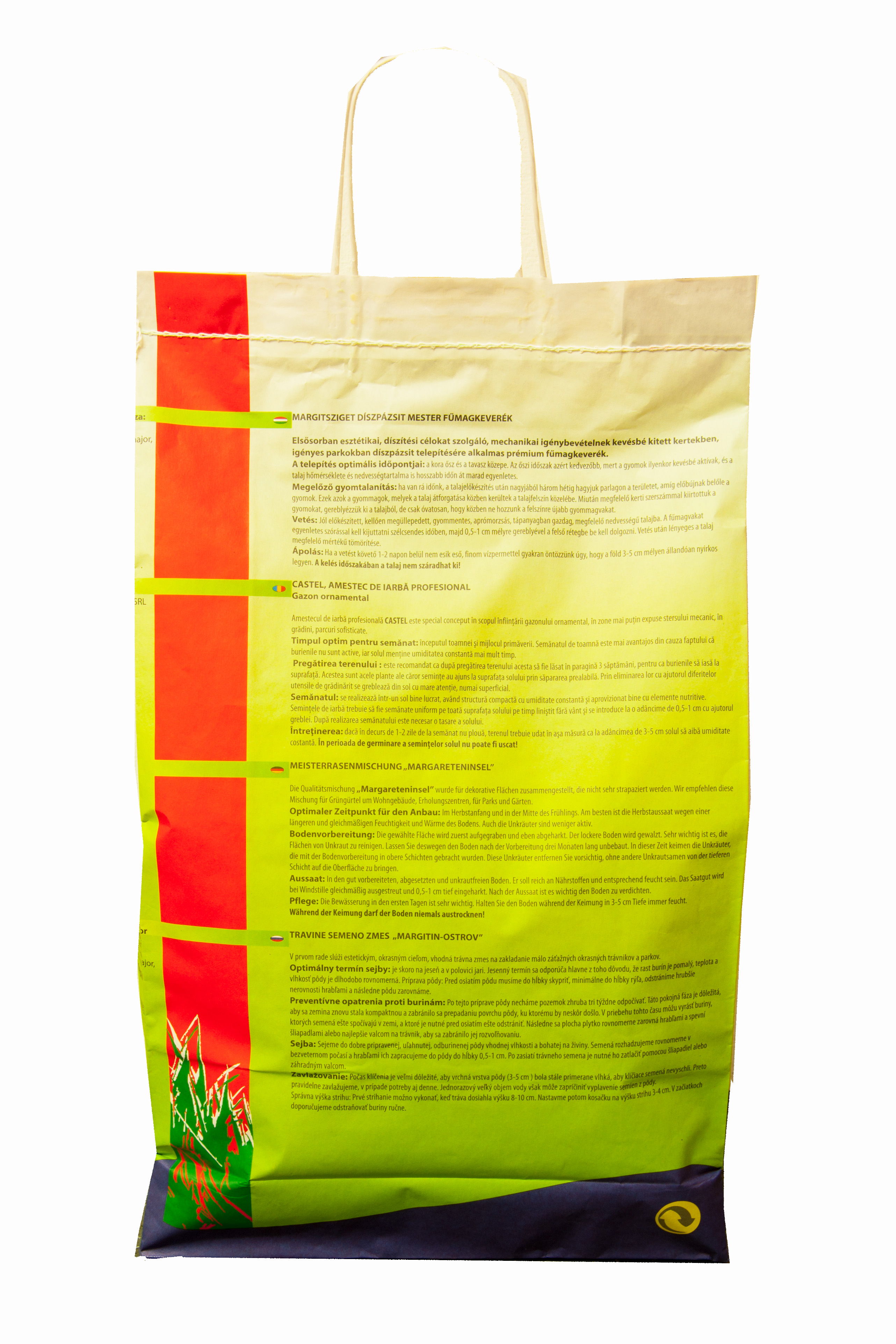 Tráva okrasného trávnika Margitsziget 5kg