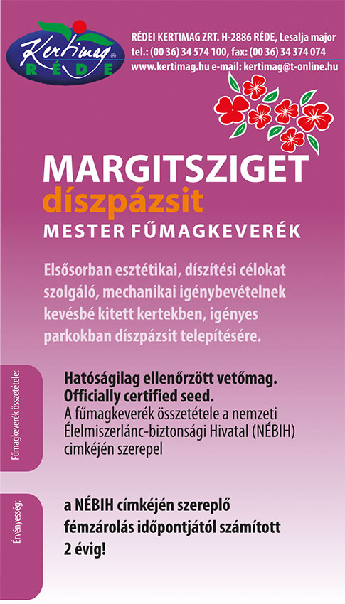 Tráva okrasného trávnika Margitsziget 10kg  