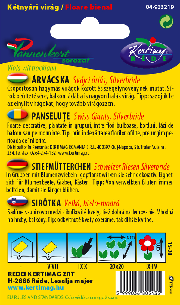 Sirôtka veľká bielo-modrá 0,25g