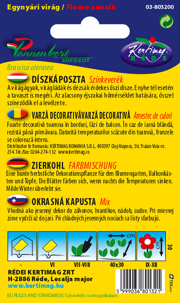 Okrasná kapusta 0,5g