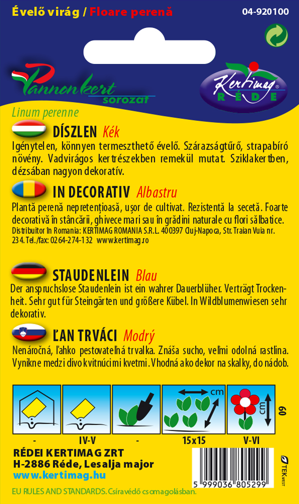 Ľan trváci modrý 0,5g