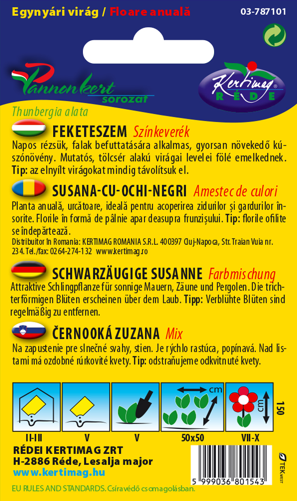 Čiernooká Zuzana 1g