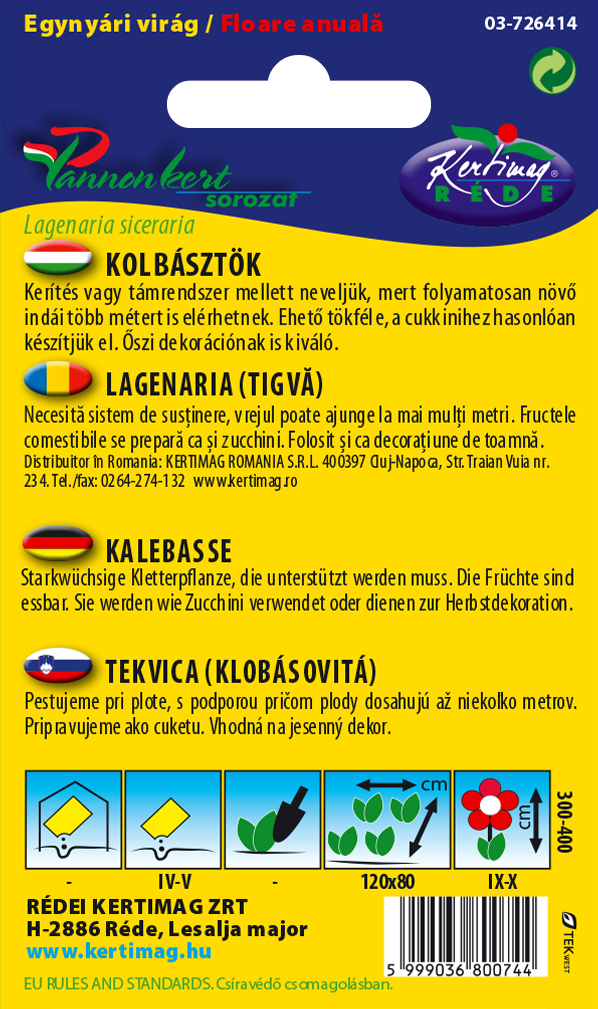 Tekvica klobásová 1,5g