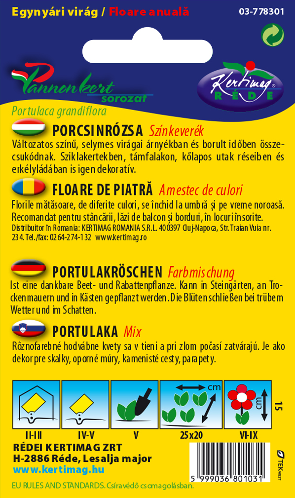 Portulaka veľkokvetá 0,5g