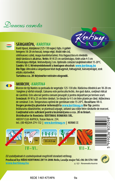 Mrkva Karotina 5g