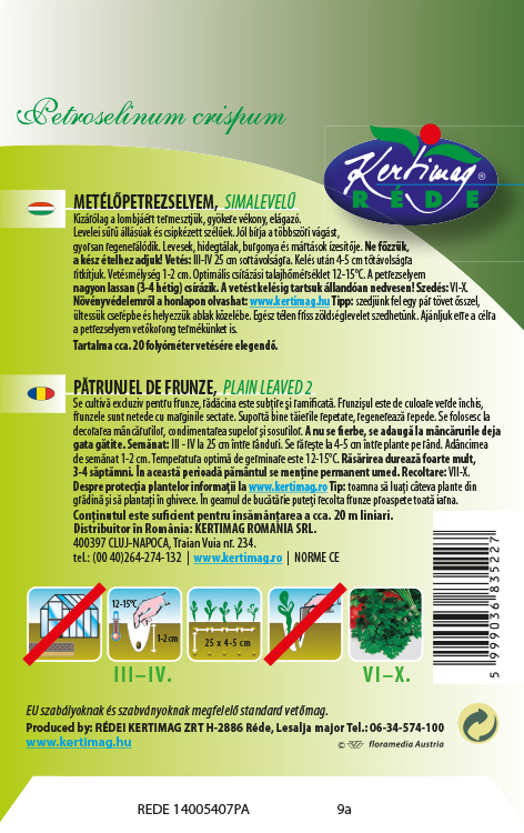 Petržlen listový 5g   B