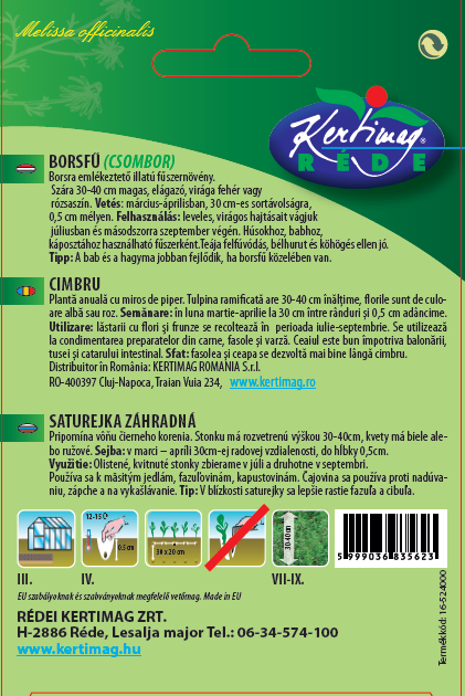 Saturejka záhradná 1g