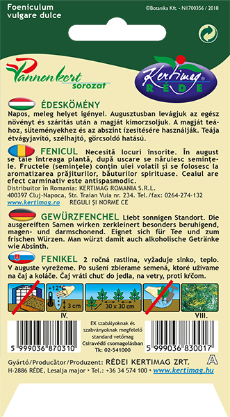 Fenikel koreninový 2g