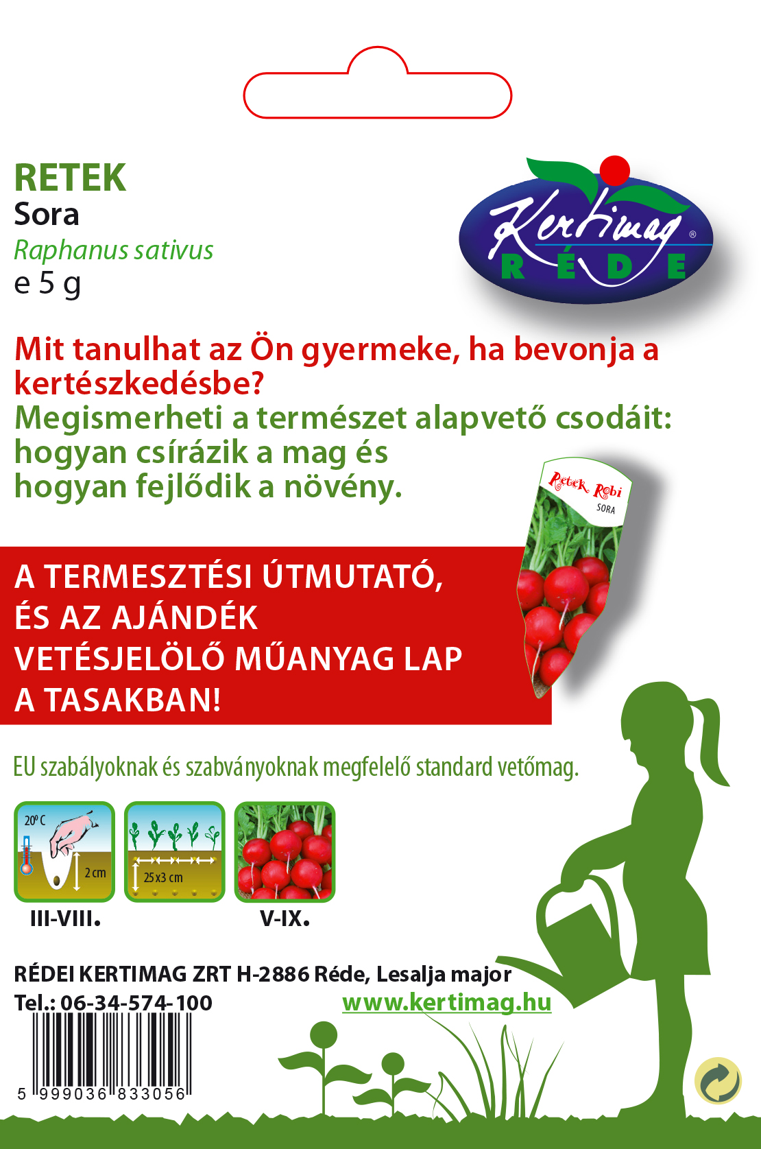 Reďkovka Sora 5g - 500sem  /ROBI/