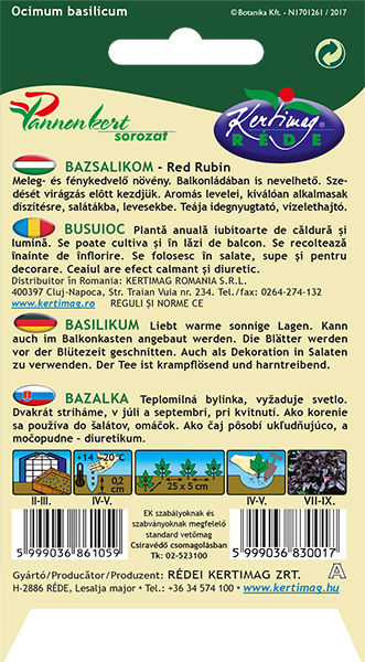 Bazalka Red Rubin 1g