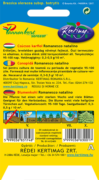 Karfiol špicatý Romanesco 0,5g