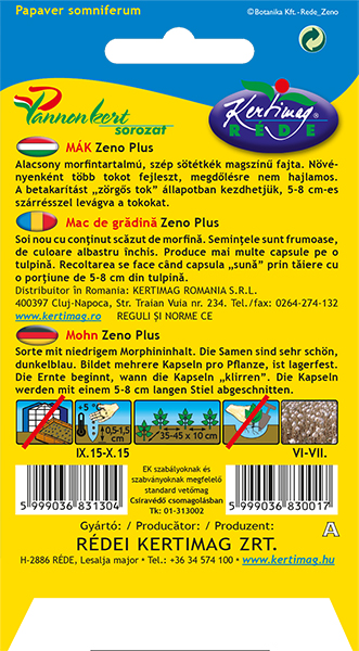 Mak jesenný Zénó plus 20g