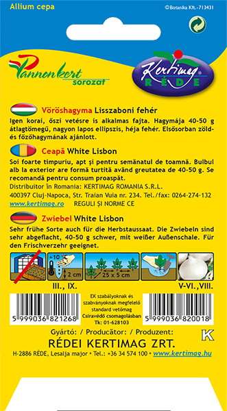 Cibuľa Lisabonská biela 2g