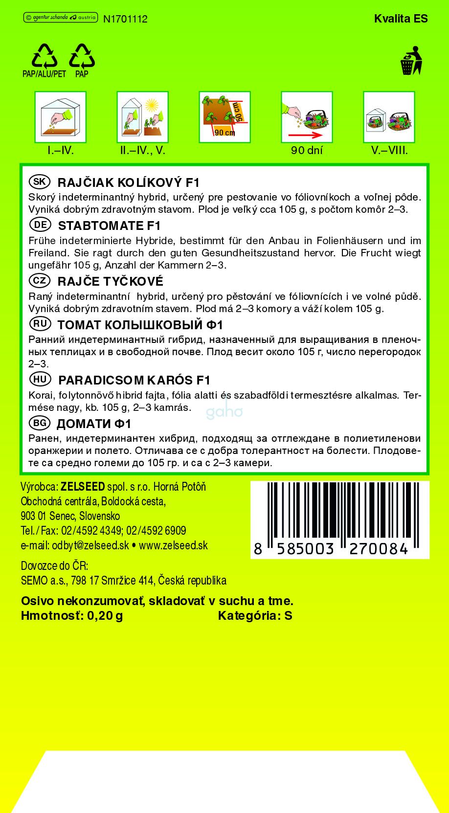 Rajčiak NikiZel 0,2g