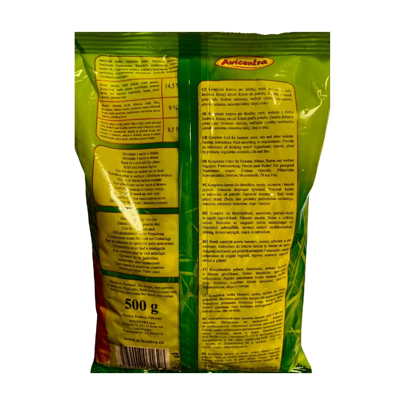 Avicentra Classic menu malý hlodavec 500g