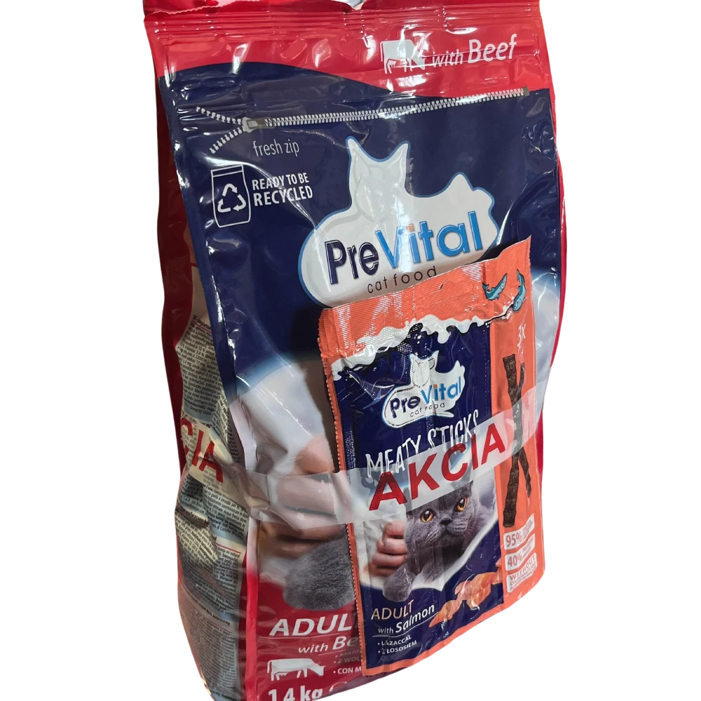 Prevital mačka granule +tyč 1,4g