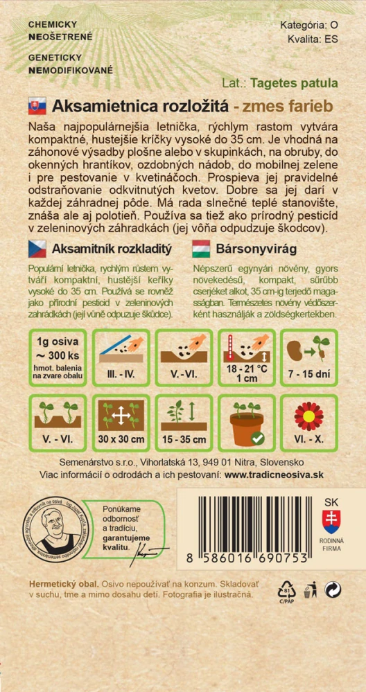 Aksamietnica rozložitá