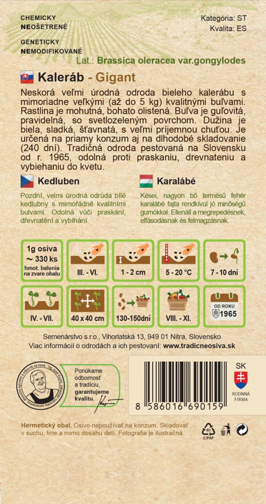 Kaleráb Gigant