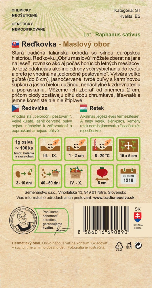 Reďkovka - Maslový obor