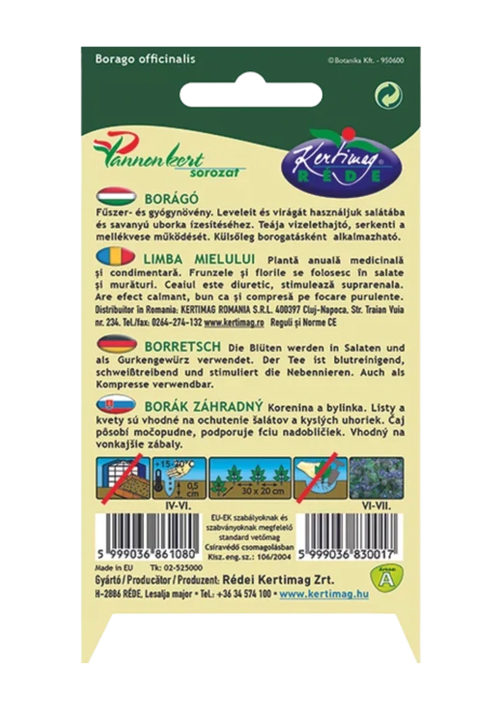 Borák záhradný 1g 