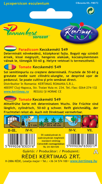 Rajčiak Kecskeméti 549 0,5g