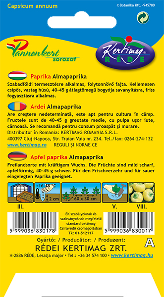 Paprika Jabĺčková štipľavá 0,4g