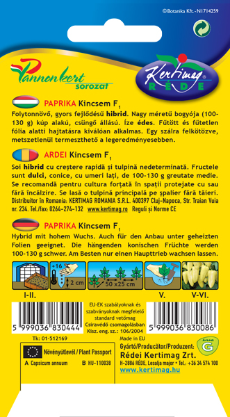 Paprika Kincsem F1 20s