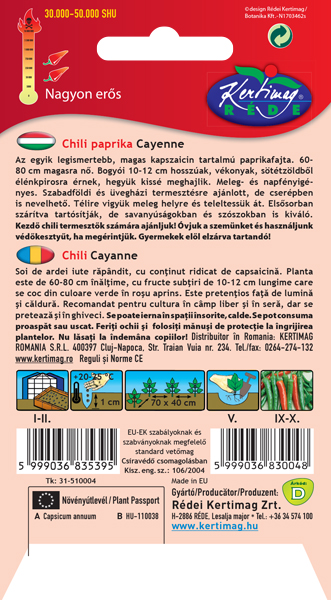 Chili Cayenne 20s