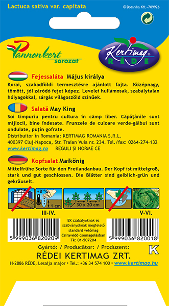 Šalát Kráľ mája 3g