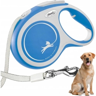 Vodítko Flexi New Comfort L páska 8 m modré (do 50 kg)