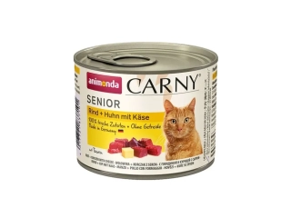 Animonda CARNY® cat Senior hovädzie,kura a syr bal. 6 x 200 g konzerva