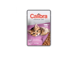 Calibra KAPSIČKA Premium cat Kitten Losos v omáčke 24 x 100 g