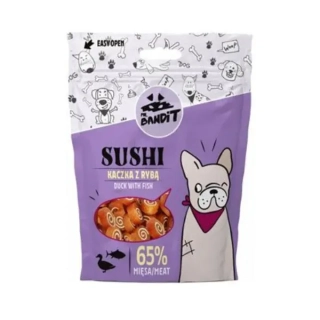 Pamlsok Mr. Bandit sushi duck & fish 80g