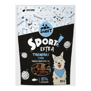 Pamlsok Mr. Bandit sport extra with fish training treats 150g