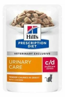 HILLS Diet Feline c/d Urinary Stress Chicken NEW KAPSIČKA 12x85 g