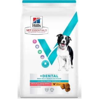 HILLS VET Canine Multi benefit Adult Dental Medium & Large Chicken 2 kg
