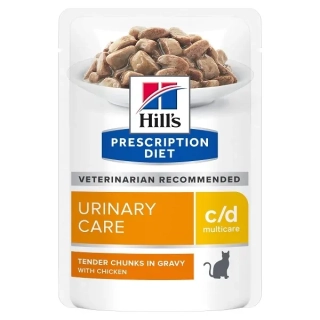 HILLS Diet Feline c/d Multicare KAPSIČKA chicken NEW 12x85 g