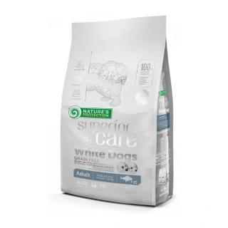 Natures P Superior care white dog GF adult Herring small breed 1,5 kg