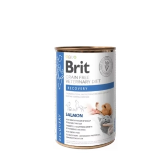 Brit Veterinary Diets GF cat + dog Recovery 400 g konzerva